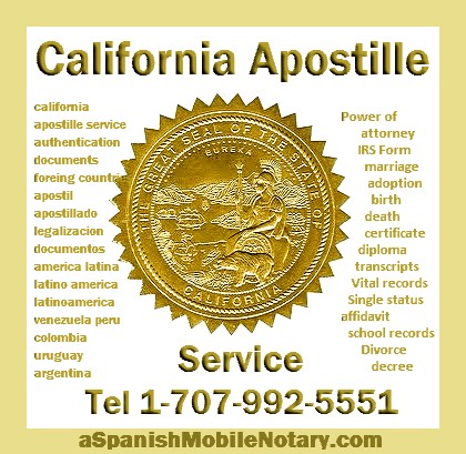 Apostille Service, Language Translations, Mobile Notary Public services